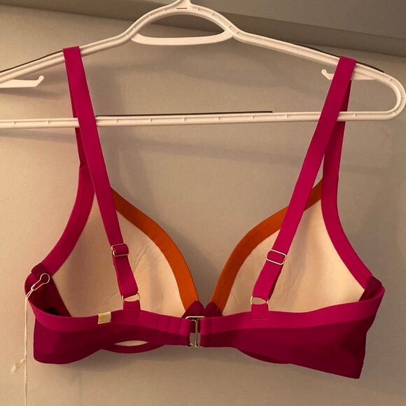 Summersalt Fused Islander Bikini Top - Orchid/Sunset - Size 6 - Picture 4 of 4